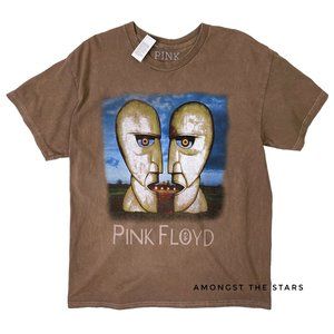 Pink Floyd The Division Bell 1994 North American Tour Reprint Brown T-Shirt